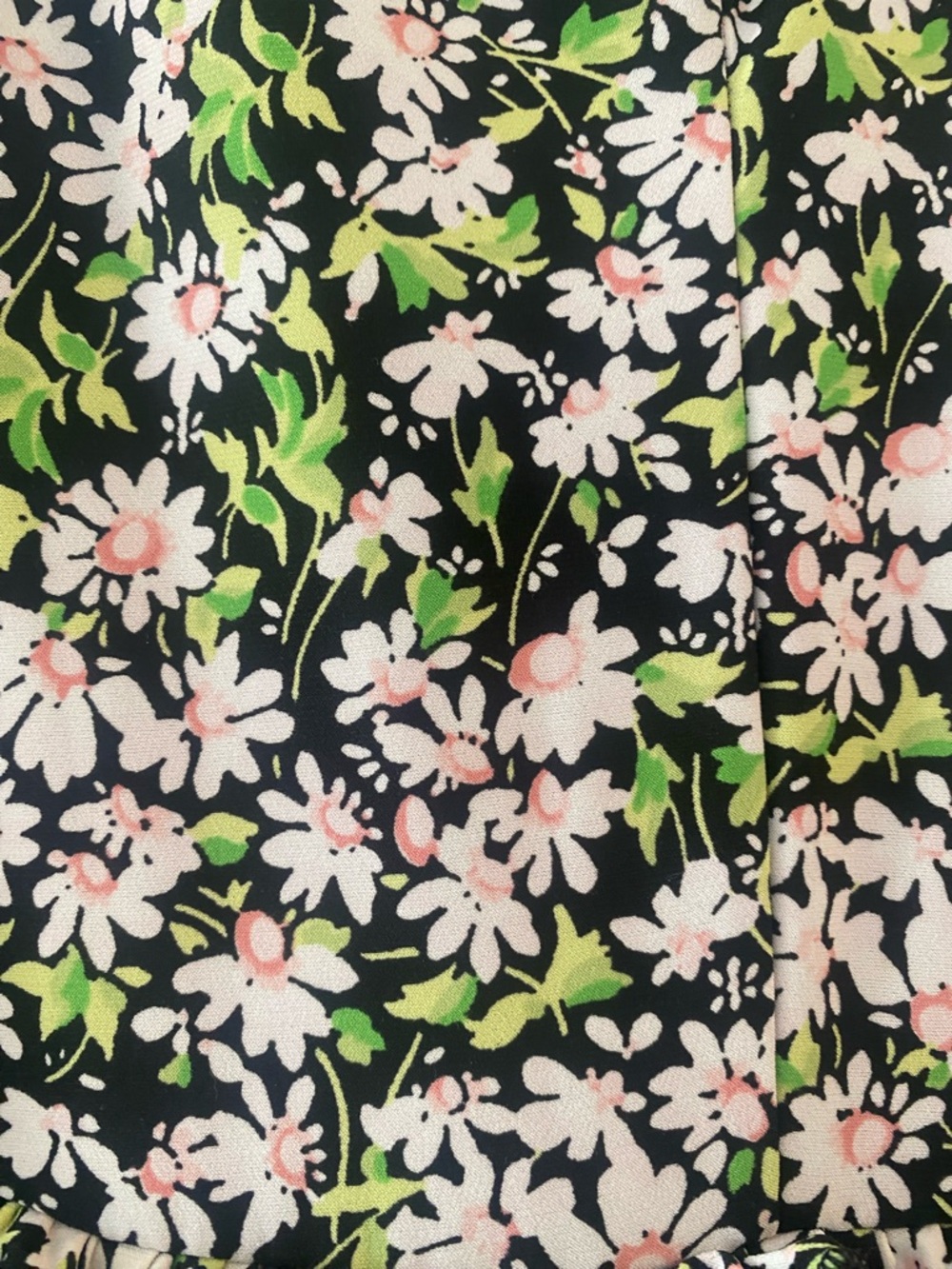 Tommy Hilfiger Sleeveless Black Floral Tiered Dress - Picture 3 of 6